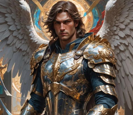 An image of an archangel.